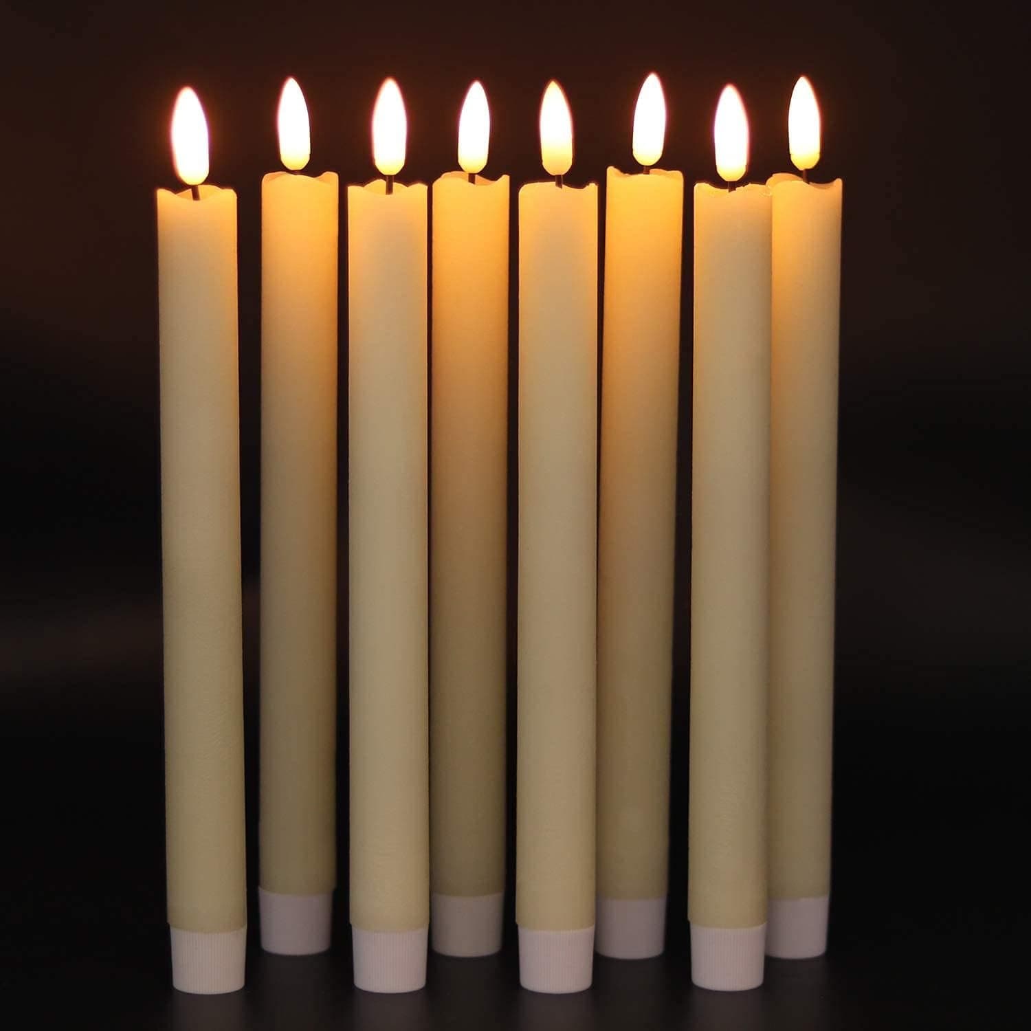 Flameless Taper Candles — Amazon