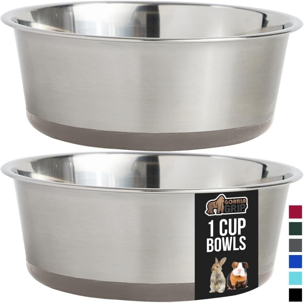Non-Slip Metal Dog Bowls — Amazon