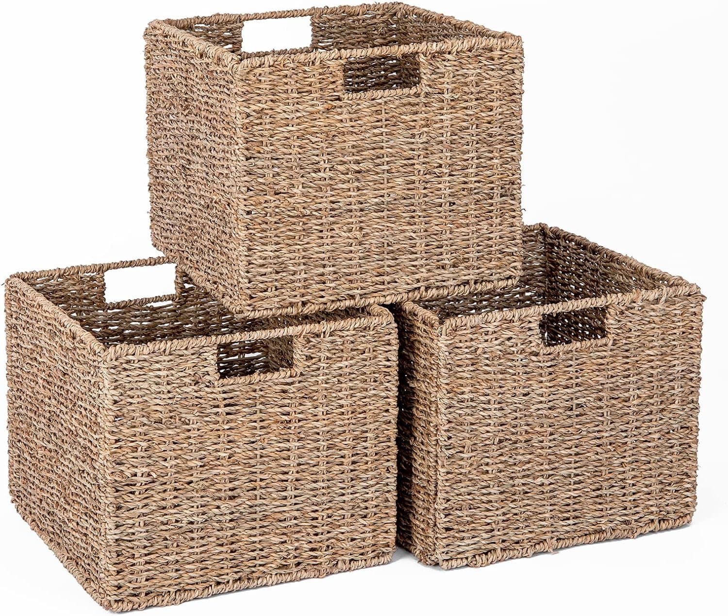 Seagrass Storage Baskets — Amazon