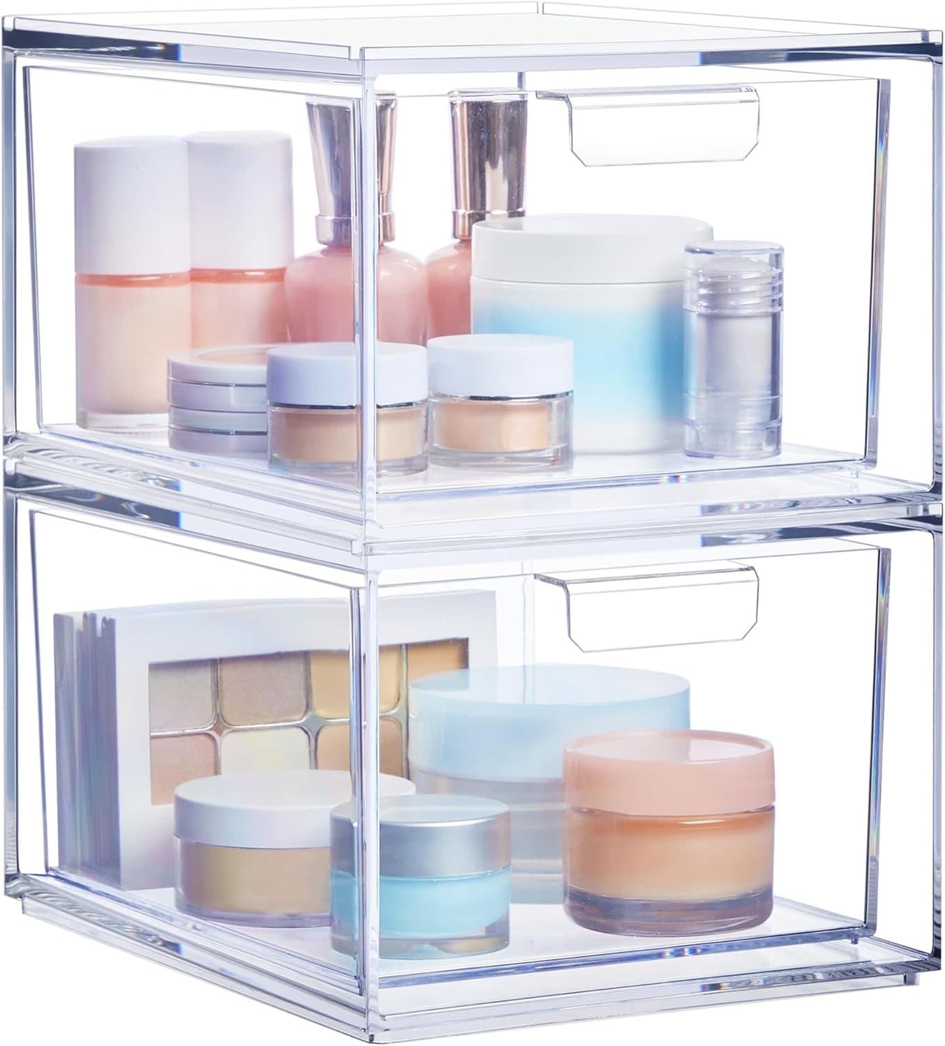 Stackable Clear Bins — Amazon