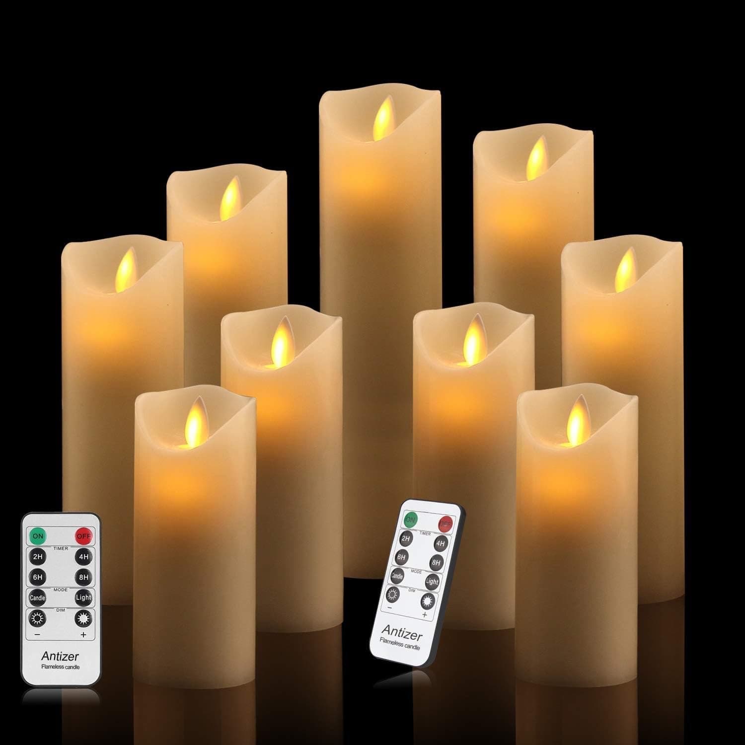 Flameless Pillar Candles — Amazon