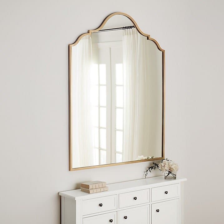 Charlize Antique Brass Mirror — Ballard Designs
