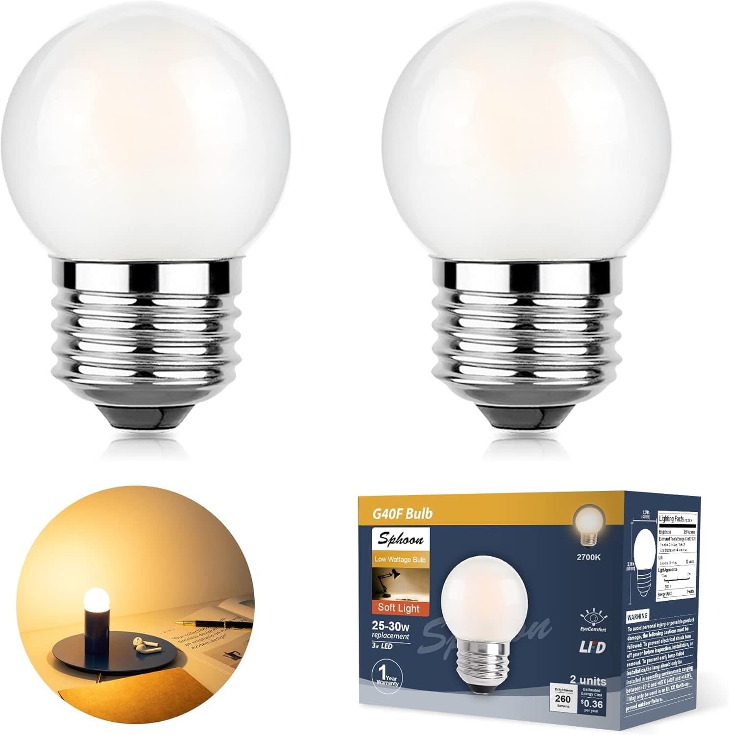 Small Low Wattage Bulbs — Amazon