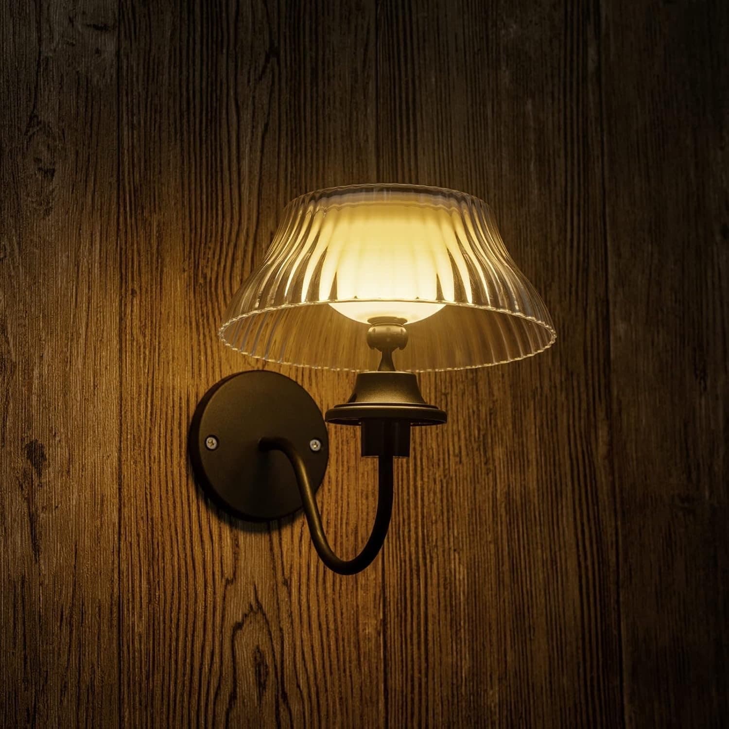 Solar Wall Sconce — Amazon