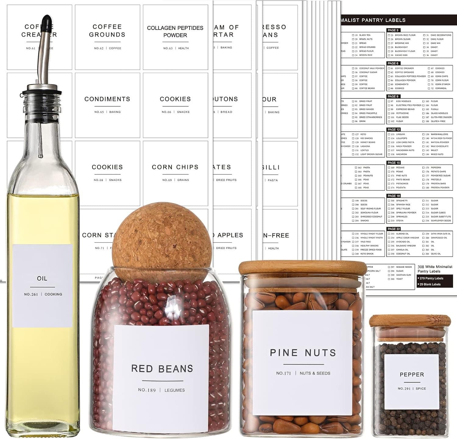 Kitchen Labels — Amazon