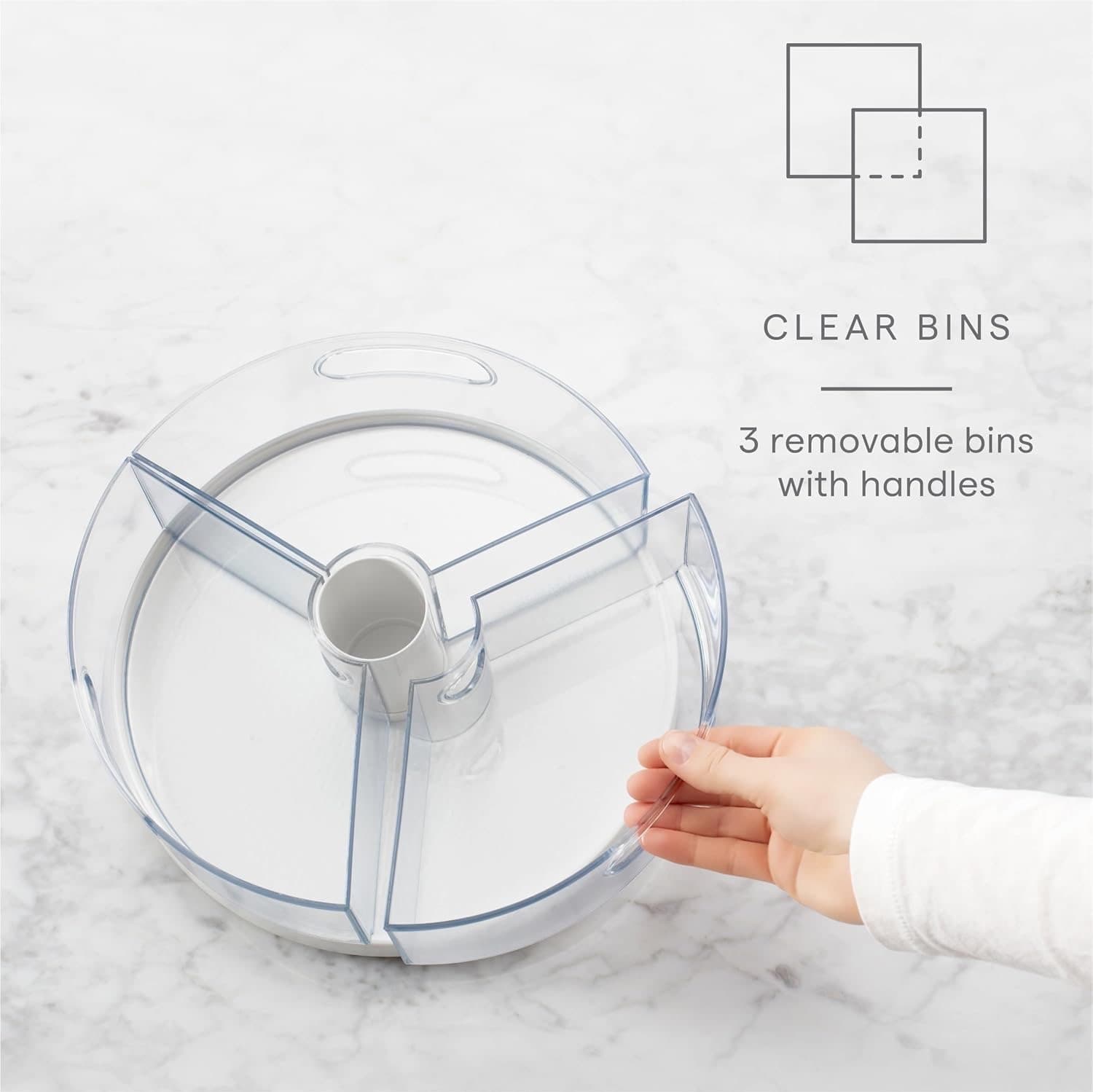 9” Removable Bin Lazy Susan — Amazon