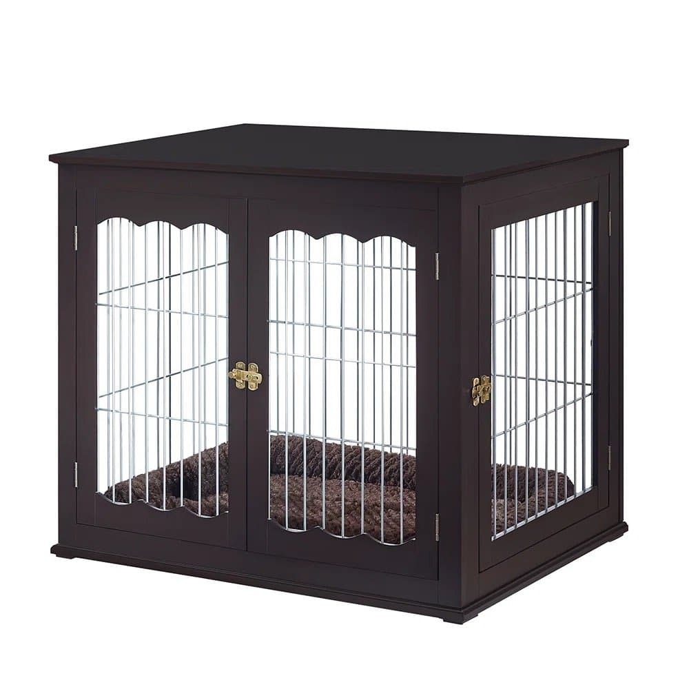 Tabletop Wooden Dog Crate — Wayfair